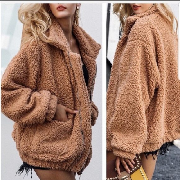 Jackets & Blazers - Sherpa Teddy Bear Jacket